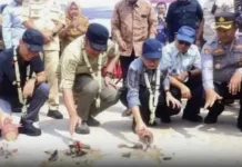 Dibantu CSR, 1,4 Kilometer Jalan di OKI Dicor Beton